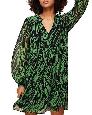 Whistles Zebra Stripe Trapeze Dress