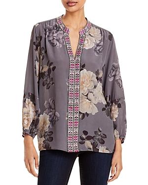Johnny Was Paris Silk Effortless Blouse