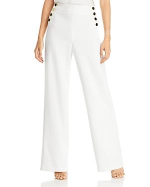 Alice And Olivia Ray High Waist Buttoned Pants