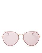 Givenchy Mirrored Round Sunglasses, 60mm