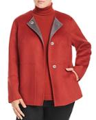 Lafayette 148 New York Plus Reversible Wool & Cashmere Jacket