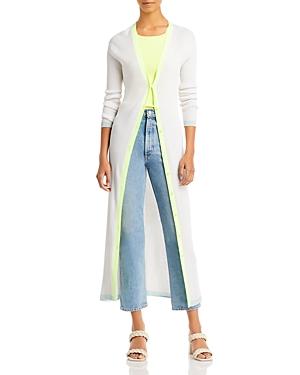 Alice And Olivia Aria Ribbed Duster Cardigan