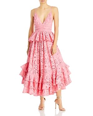 Rococo Sand Tiered Fit And Flare Dress