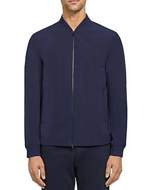 Theory City Water-resistant Slim Fit Bomber Jacket