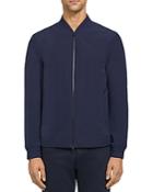 Theory City Water-resistant Slim Fit Bomber Jacket
