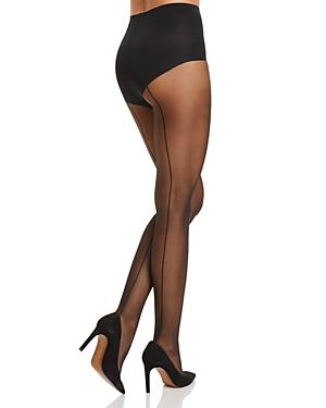 Wolford Individual 10 Control Top Back-seam Tights