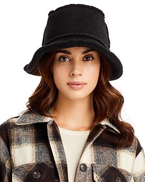 Aqua Faux Shearling Reversible Bucket Hat - 100% Exclusive