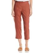 Eileen Fisher Petites Cropped Linen Pants