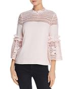 Ted Baker Poppyy Lace-inset Top - 100% Exclusive