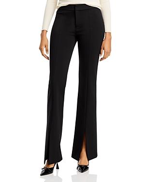 Alice And Olivia Walker Slit Slim Leg Pants