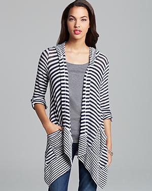 Splendid Cardigan - Deco Stripe Loose Knit