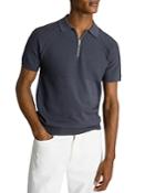 Reiss Columbus Quarter Zip Polo
