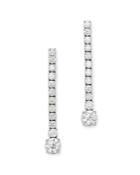 Bloomingdale's Diamond Linear Drop Earrings In 14k White Gold, 1.50 Ct. T.w. - 100% Exclusive