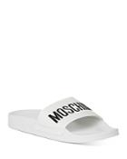 Moschino Women's Logo Slip On Pool Sandals