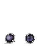 David Yurman Chatelaine Earrings With Black Orchid