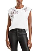 Cinq A Sept Lover Bella Beaded Tee