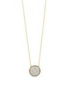 Freida Rothman Petals And Pave Small Pendant Necklace, 16