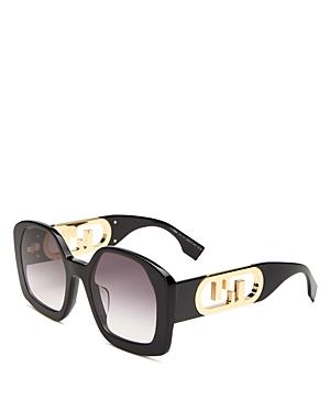 Fendi Women's O'lock Square Sunglasses, 54mm