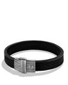 David Yurman Royal Cord Id Bracelet In Black