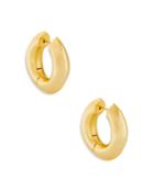 Kendra Scott Mikki Hoop Earrings In 14k Gold Plate