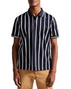 Ted Baker Kimbell Cotton Striped Polo Shirt