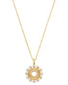 Bloomingdale's Diamond Textured Circle Pendant Necklace In 14k Yellow Gold, 16-18 - 100% Exclusive
