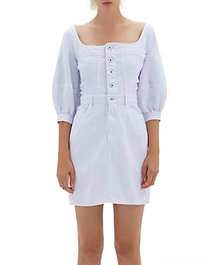 Jonathan Simkhai Standard Poppy Cotton Denim Mini Dress