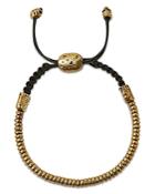 John Varvatos Collection Men's Brass Simitbrass Beaded Bolo Bracelet