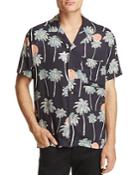 Wesc Nevin Palm Tree Slim Fit Button-down Shirt