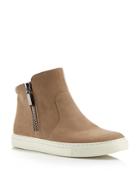Kenneth Cole Kiera Side Zip Slip On High Top Sneakers