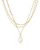 Jules Smith Layered Cultured Freshwater Pearl Pendant Necklace, 14-16