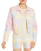Aqua Jean Jacket In Pastel Multi - 100% Exclusive