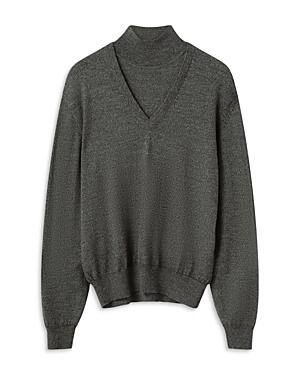 Lemaire Layered Look Relaxed Fit Turtleneck Sweater