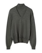 Lemaire Layered Look Relaxed Fit Turtleneck Sweater