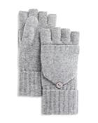 C By Bloomingdale's Pop Top Cashmere Mittens