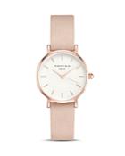Rosefield The Small Edit Pink Strap Watch, 26mm