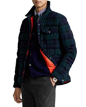 Polo Ralph Lauren Black Watch Tartan Quilted Down Shirt Jacket