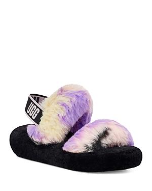 Ugg Women's Oh Yeah Tie Dye Faux Shearling Slippers