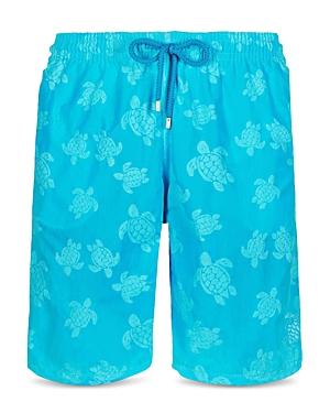 Vilebrequin Ronde Des Tortues Aquarelle Turtle Reversible 8.5 Swim Trunks