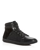 Kenneth Cole Men's Initial Point Mixed Media High-top Sneakers