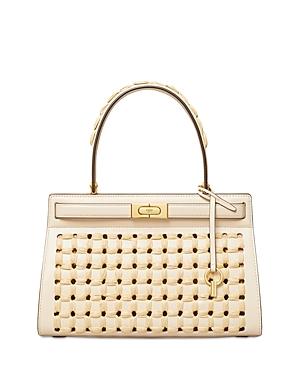 Tory Burch Lee Radziwill Small Punched Leather Crossbody