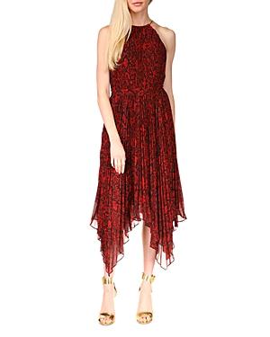 Michael Michael Kors Soft Python Pleated Dress