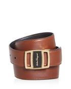 Salvatore Ferragamo Men's Adjustable & Reversible Leather Belt