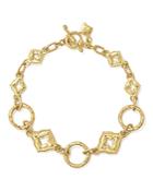 Armenta 18k Yellow Gold Sueno Sculpted Circle Link Bracelet