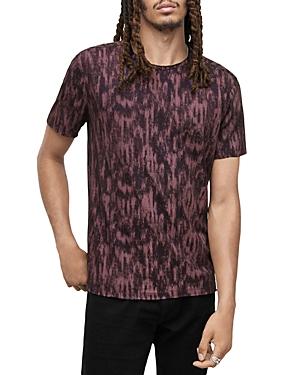 John Varvatos Ramsey Short Sleeve Crewneck Ikat Burnout Tee