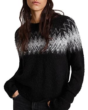 Allsaints Clyde Zigzag Jacquard Sweater