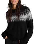 Allsaints Clyde Zigzag Jacquard Sweater