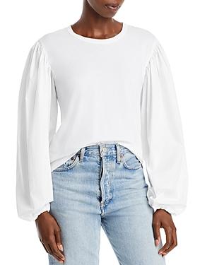 A.l.c. Bella Cotton Balloon Sleeve Tee