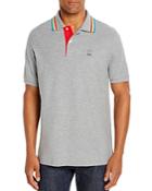 Psycho Bunny Shortlands Stripe-tipped Classic Fit Polo Shirt