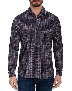 Robert Graham Setana Modern Plaid Stretch Shirt